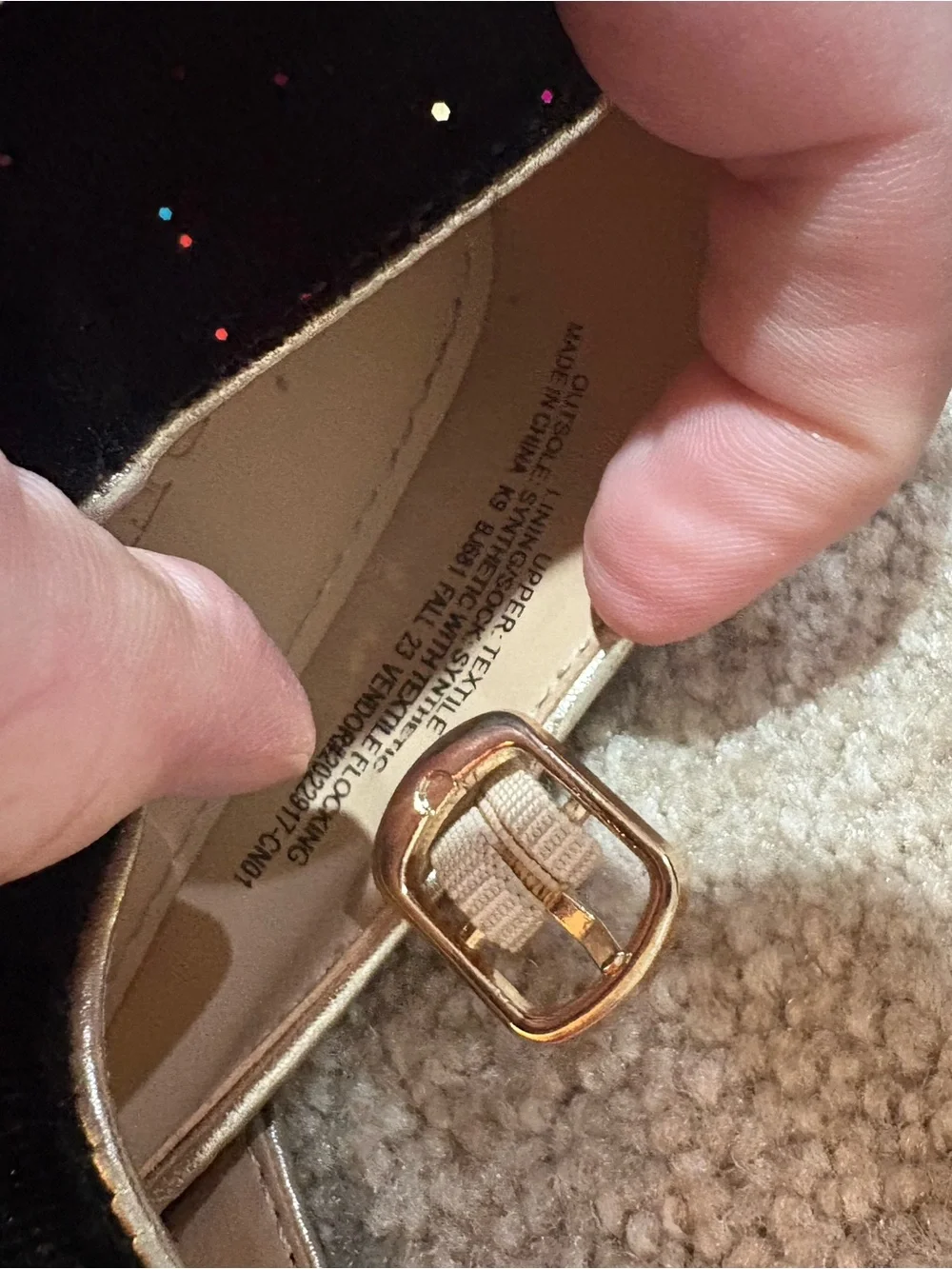 J. Crew sparkling black